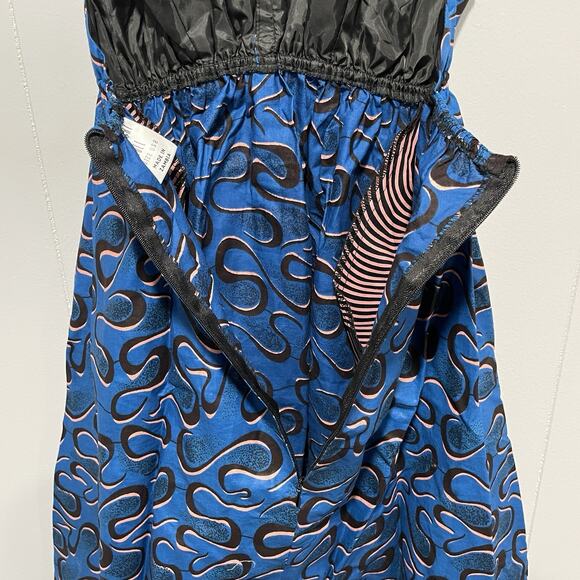 Mangishi Doll Lolita Backless Tiered Maxi Dress 8 Zambia Africa Mixed Pattern - Picture 5 of 9